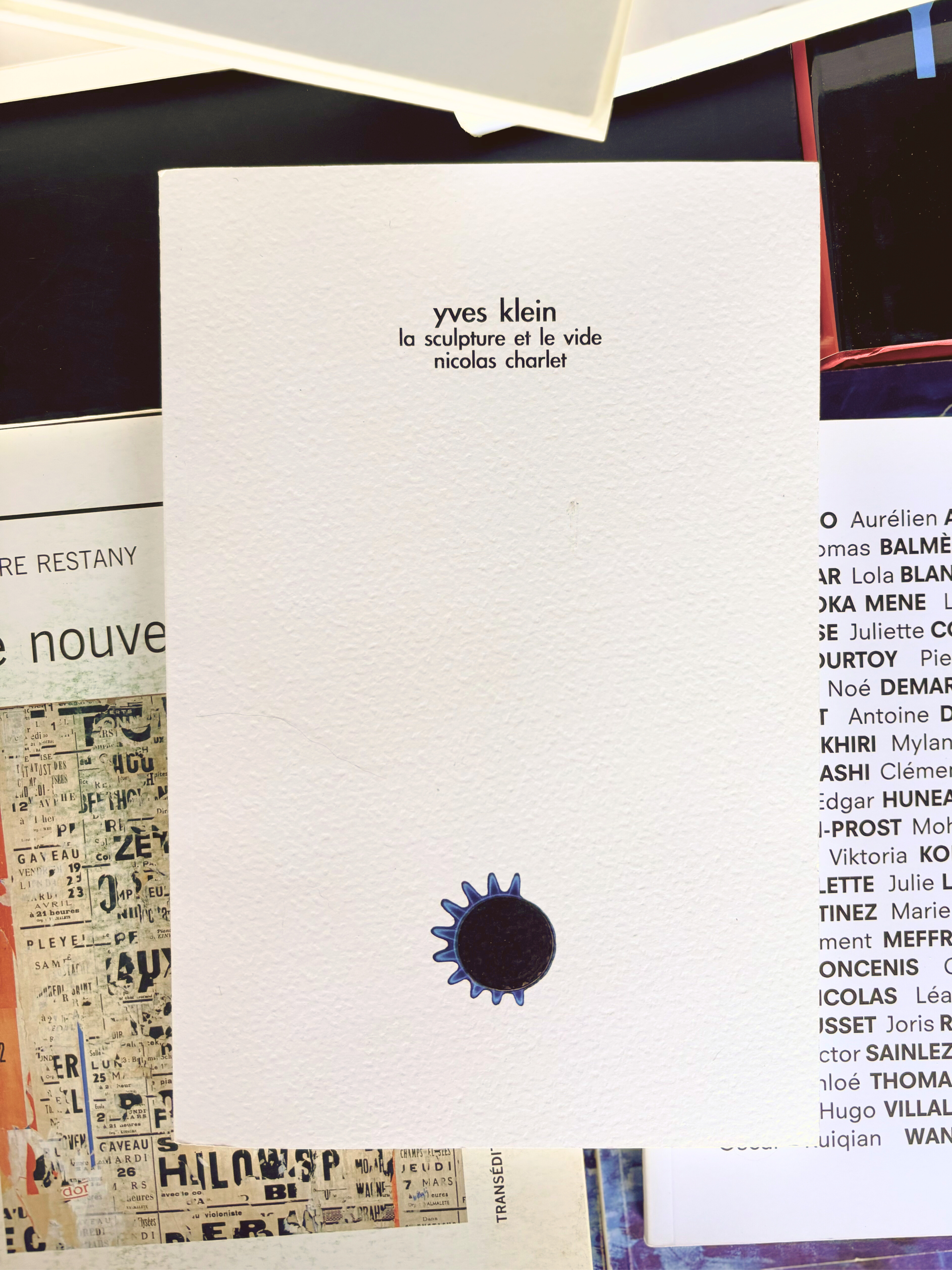 Livre "La sculpture et le vide" de Nicolas Charlet