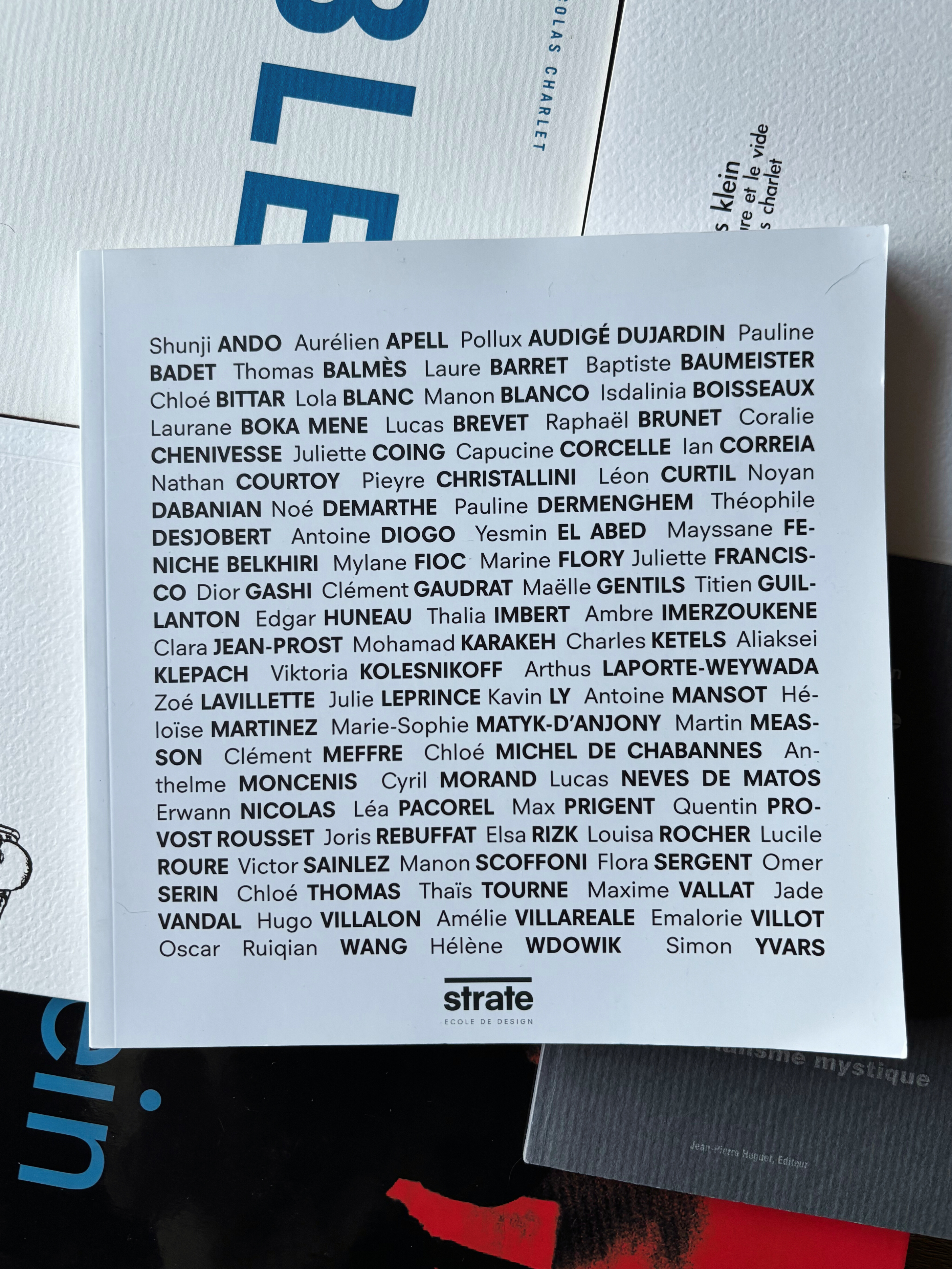 Livre "Inspiration" réalisé sous la direction de Nicolas Charlet