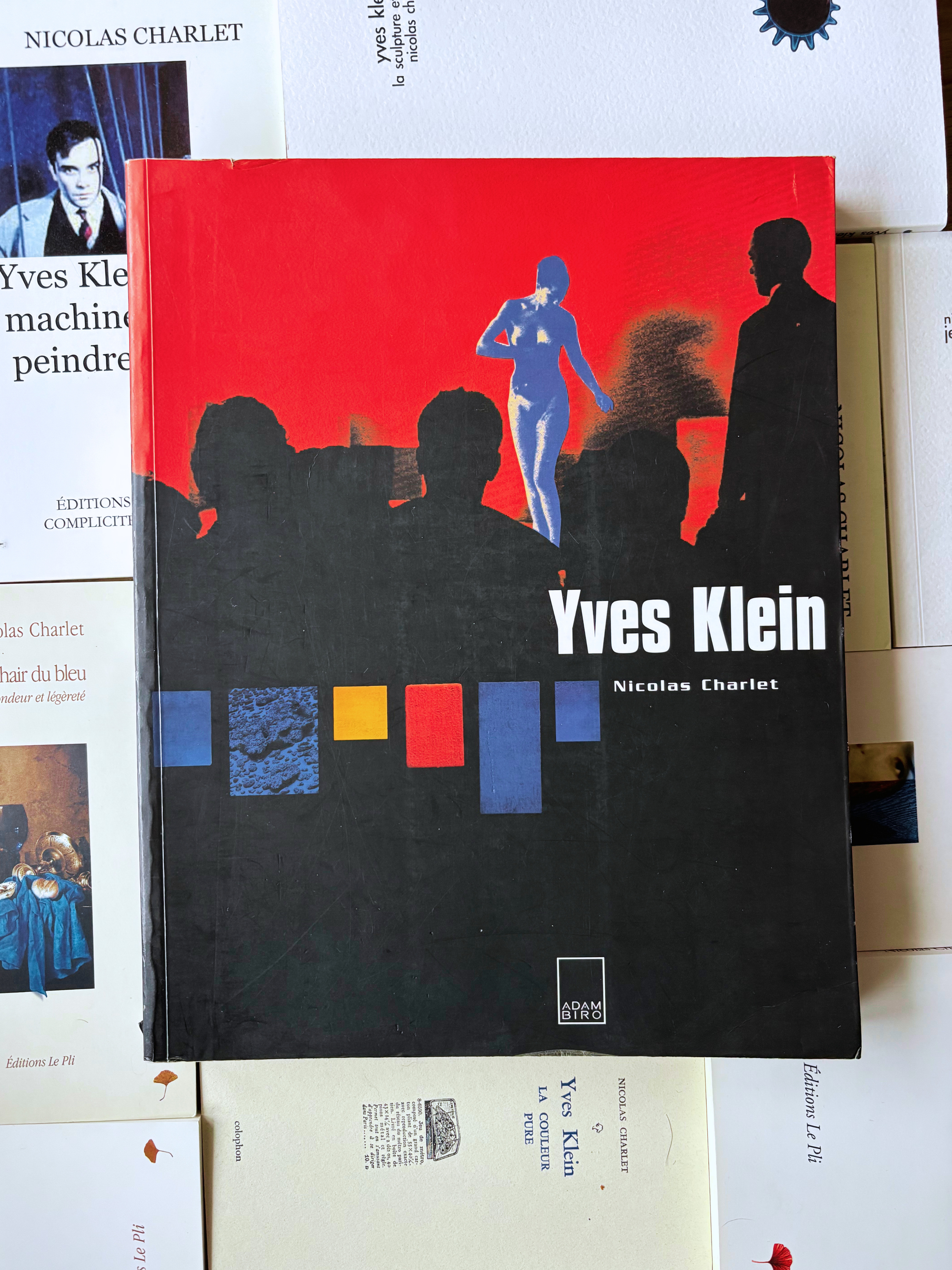 Livre "Yves Klein" de Nicolas Charlet - édition en français